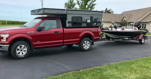 Ford F250 Truck & Bass Fishing Boat Combo