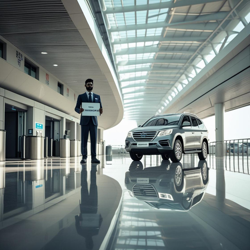 Sedan for airport pickup