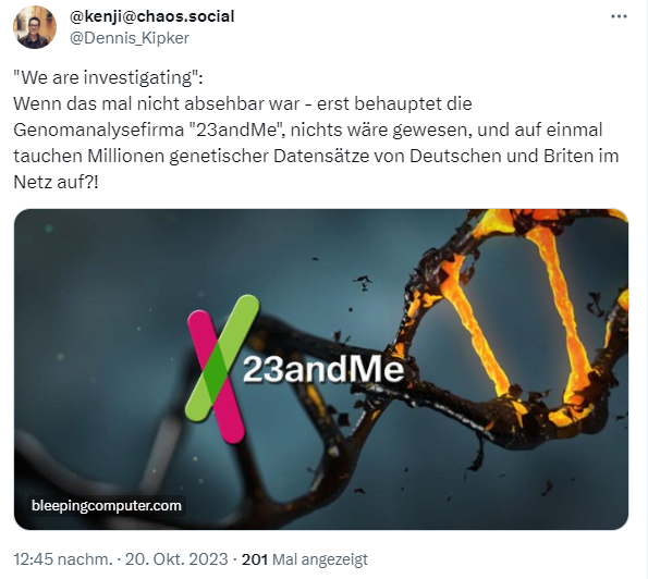 23andMe-Leak II 23andMe-Leak II