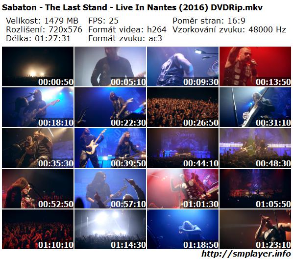 Sabaton - The Last Stand - Live In Nantes (2016)