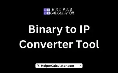 Binary to IP Converter Tool