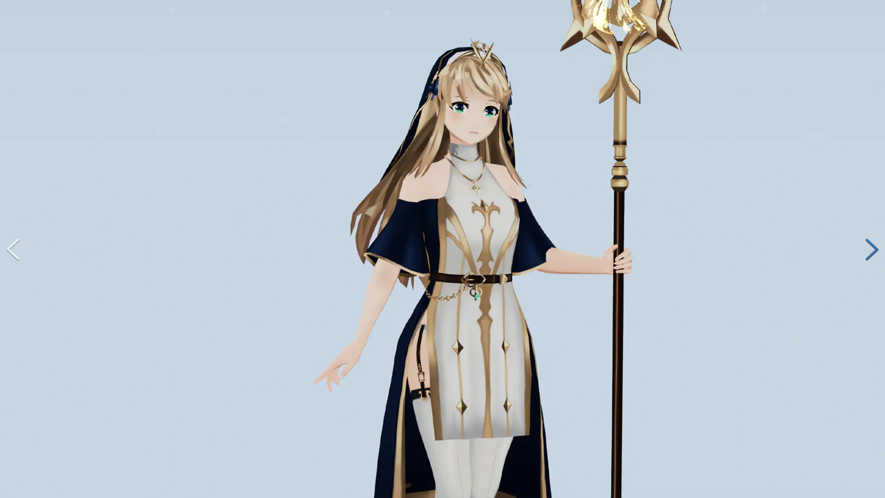 [ Unreal Engine Character ] Anime Girl Cleric