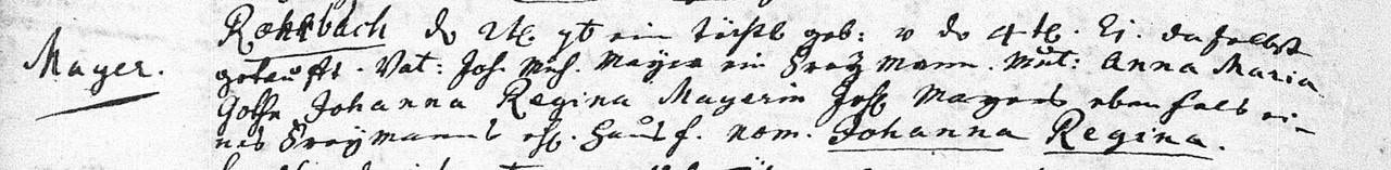 Johanna Regina Meyer 02 09 1745