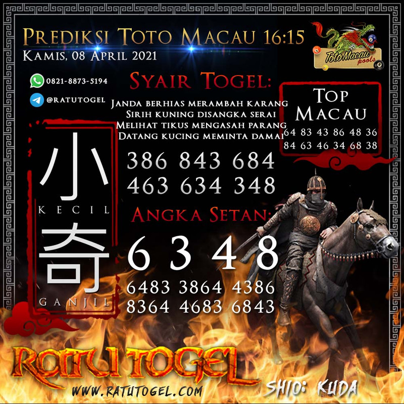 PREDIKSI NAGASAON TOTO MACAU 16:00