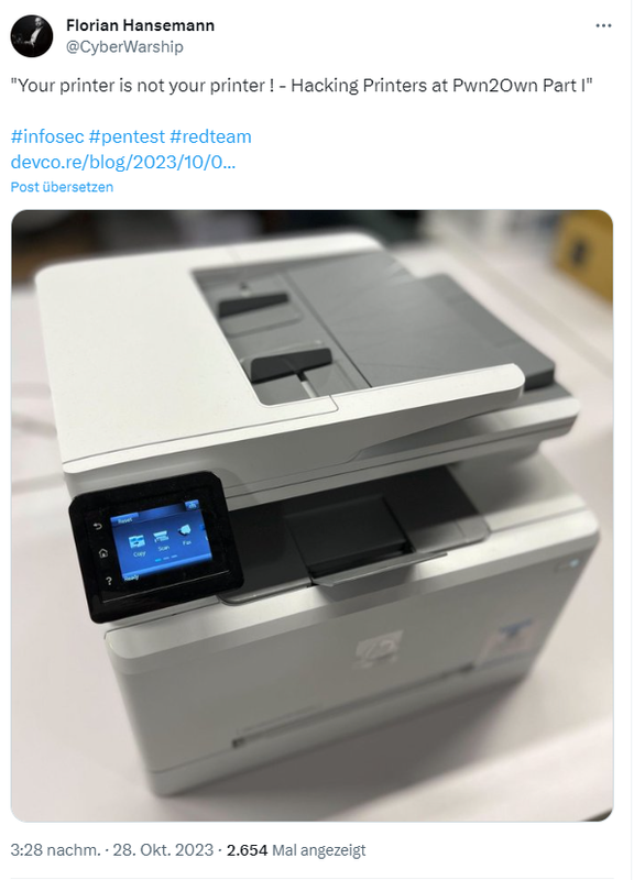 Printer-Hacking
