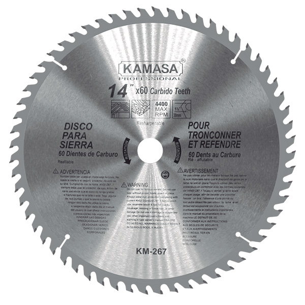 DISCO PARA SIRRA 14"X60T KAMASA