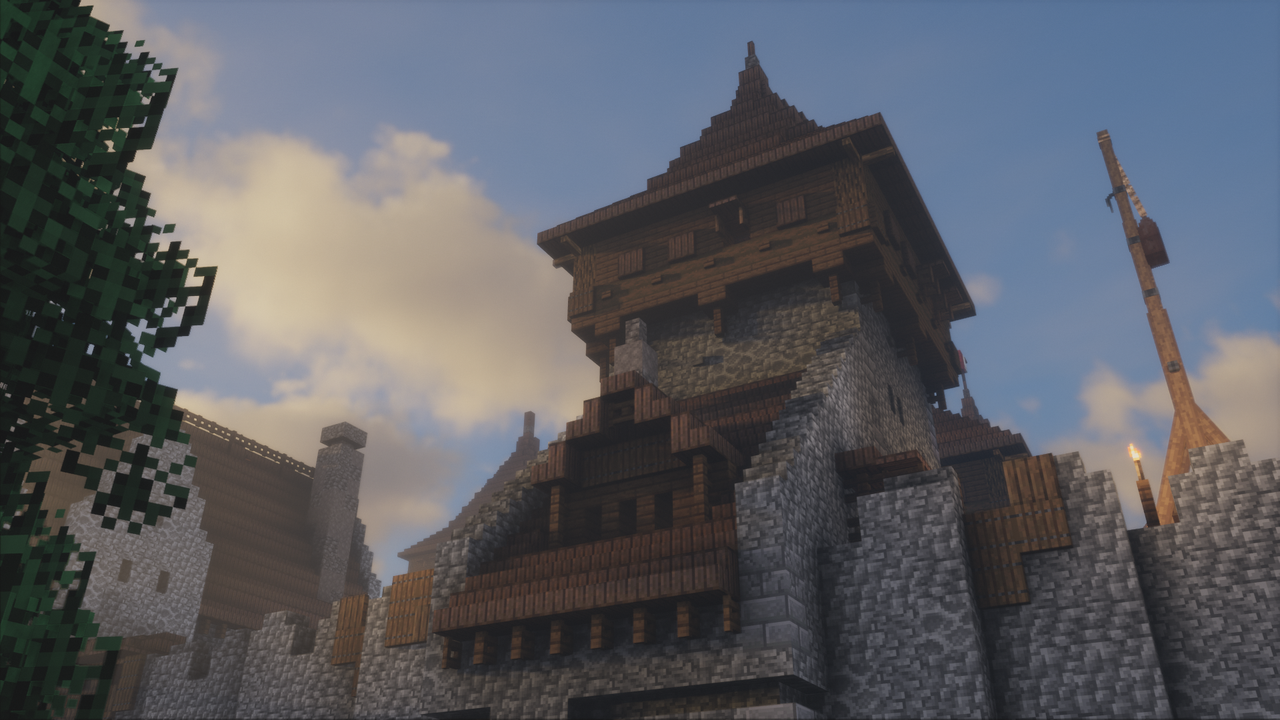 Littau Castle - Realistic Bohemian Style Medieval Castle - Survival Project | Medieval Unlimited Server Minecraft Map