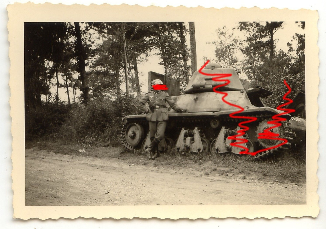 Frankreich französischer Panzer Typ  Char Hochtk