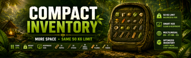 banner image for the Compact Inventory mod