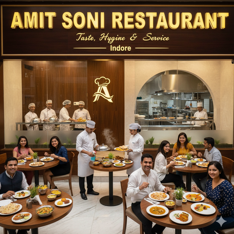 Amit Soni Restaurant – इंदौर में स्वाद, स्वच्छता और सर्विस का परफेक्ट कॉम्बिनेशन