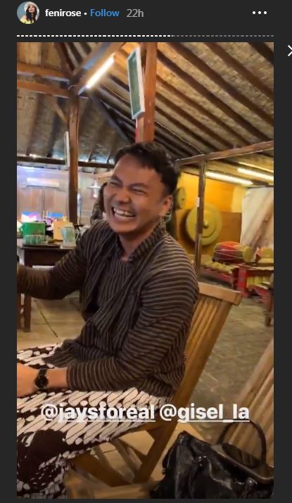 Wijaya Saputra terlihat salalh tingkah dengan hadirnya Gisel