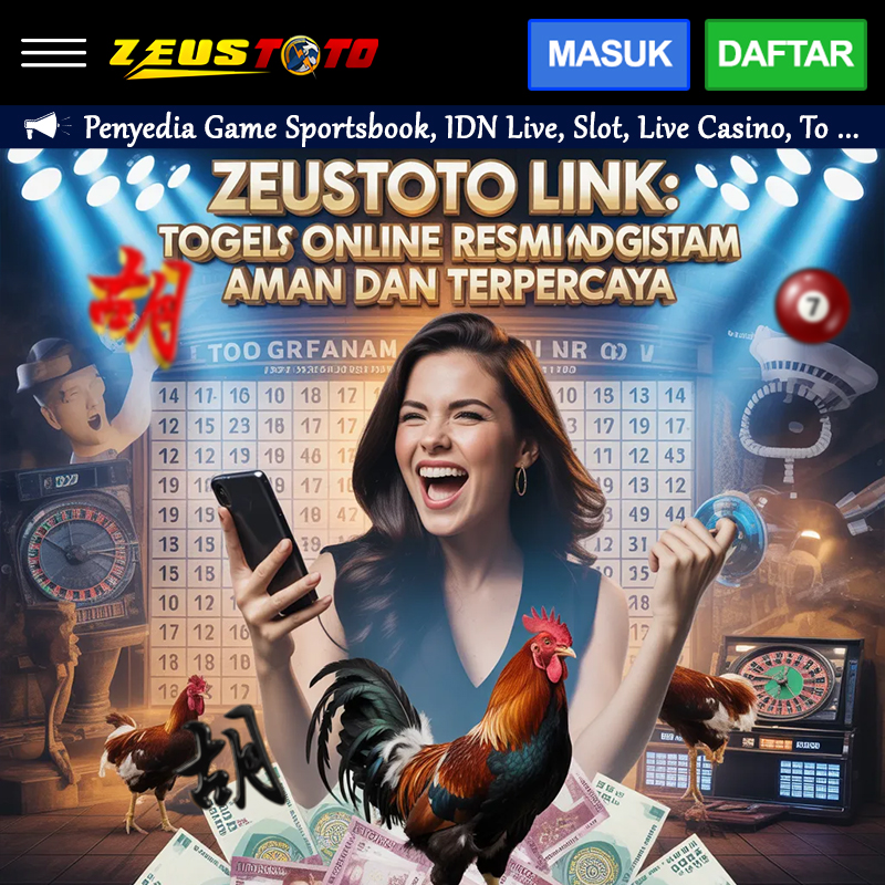 ZEUSTOTO LINK: Togel Online Resmi dengan Sistem Aman dan Terpercaya image 1