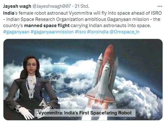 Bemannte Weltraummission Indiens