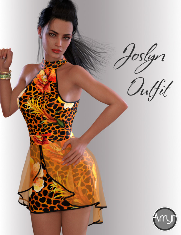 dForce Joslyn Candy Outfit for Genesis 8 Female