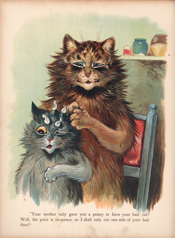 Louis Wain - Louis Wain Cats (chromolitho) - (MeisterDrucke-293416)