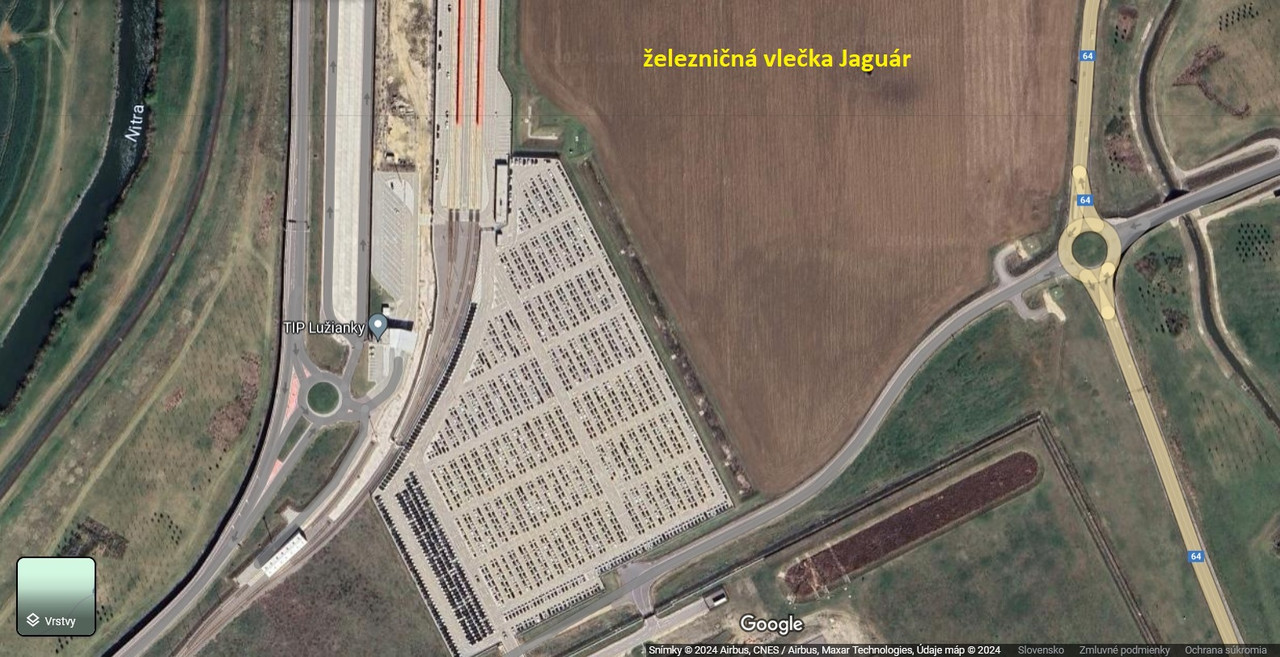 žel vlečka Jaguár