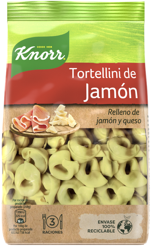 KNORR TORTELLINI JAMÓN 250G 67941859