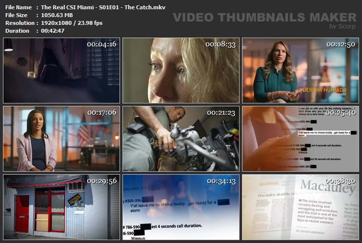 The Real CSI Miami - S01E01 - The Catch.mkv