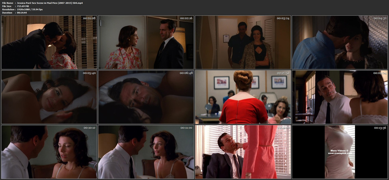 Jessica Paré Sex Scene in Mad Men (2007-2015) S04.mp4