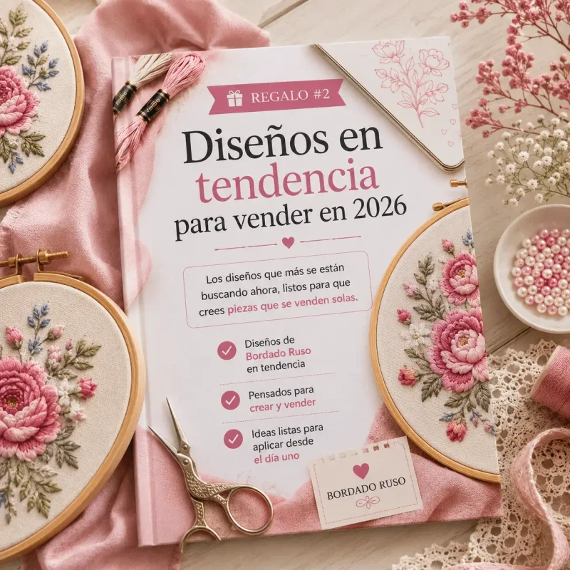 Bonus 2 - Diseños en tendencia de Bordado Ruso