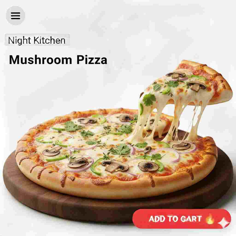 Mushroom Pizza