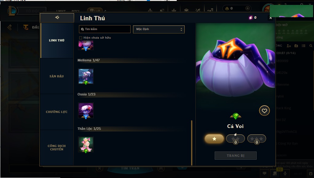 Acc DTCL # - Không Khung