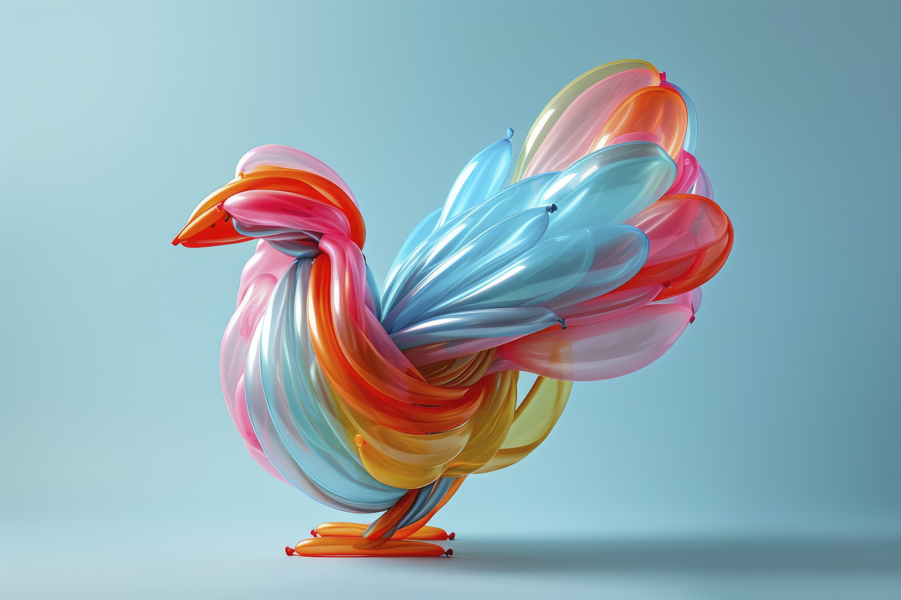 balloon twist shaped like bird
