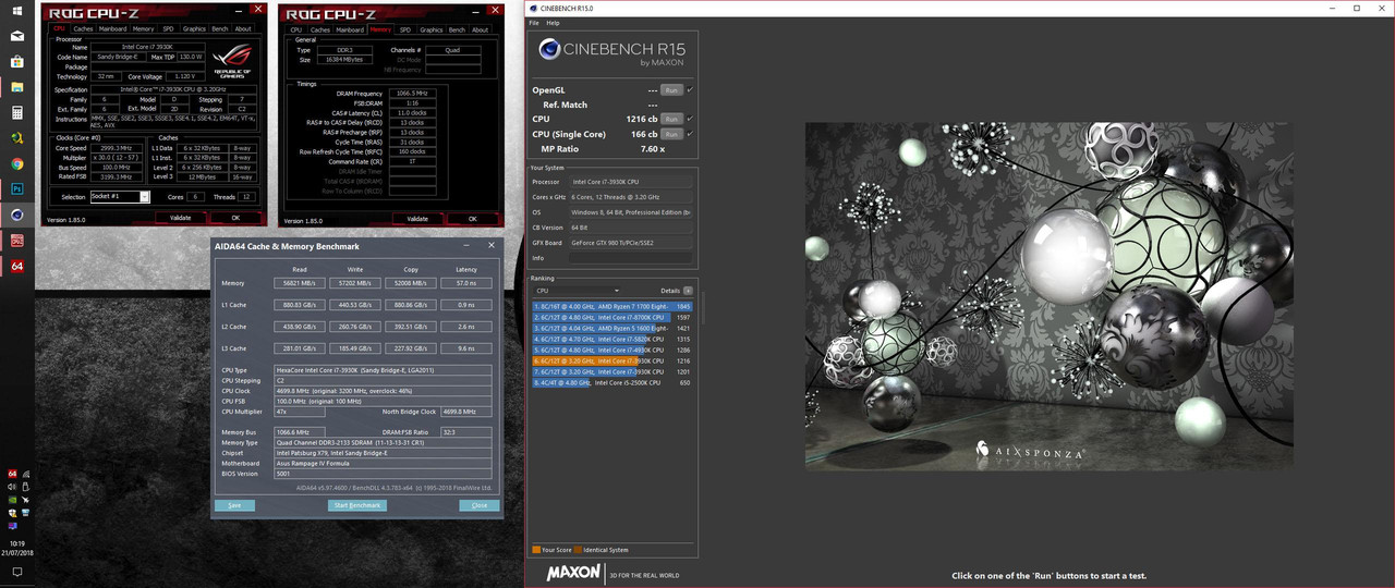 3930K - Cinebench