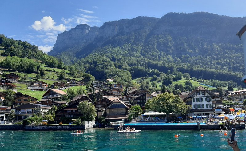 Dia 20: Excursión en barco por Thunersee: Spiez y Thun. - Suiza: nueve días en transporte público. (5)