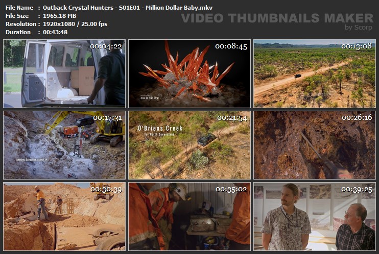 Outback Crystal Hunters - S01E01 - Million Dollar Baby.mkv