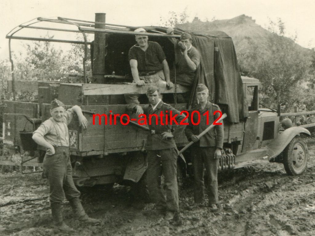 Wehrmacht, LKW, Feldküche, Malojaroslawez, Russl