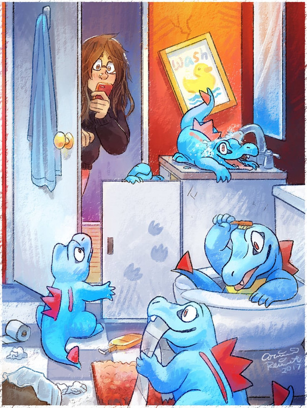 totodile-pokemon-and-1-more-drawn-by-cal