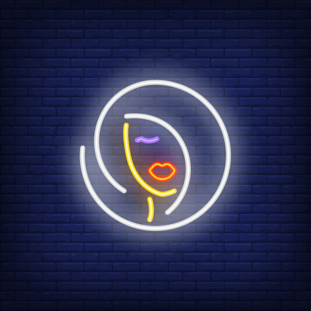 неоновая вывеска для косметологического кабинета