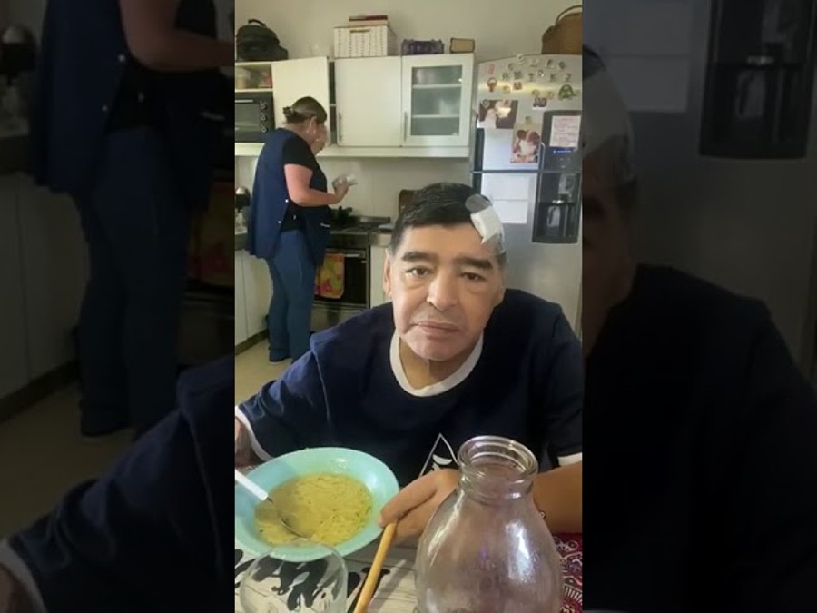 L'ultimo video di Maradona prima della sua morte