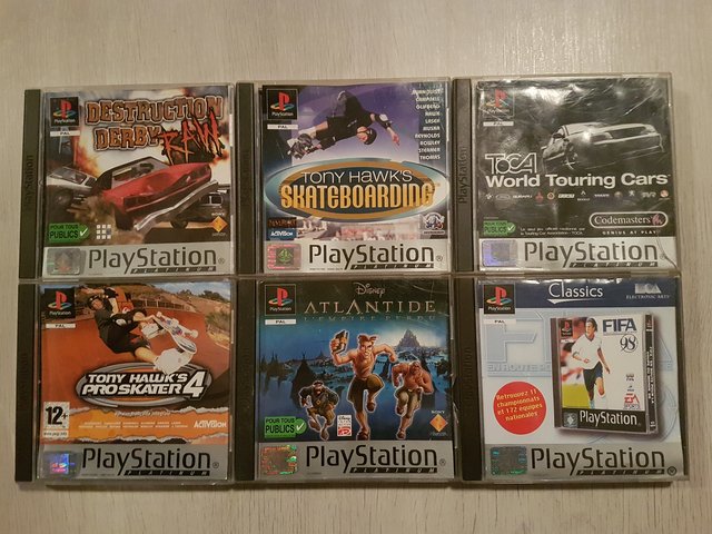 Lot de 11 jeux PS1 - Jeux vidéo