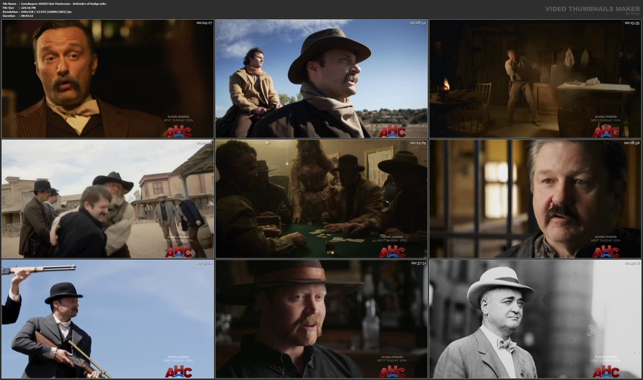 Gunslingers S02E03 Bat Masterson - Defender of Dodge.mkv