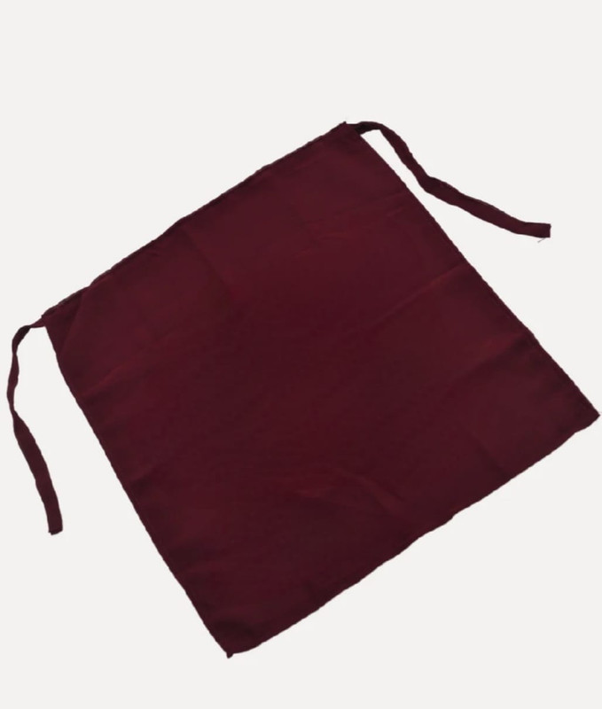 Tie Back Niqab-Deep Mahroon