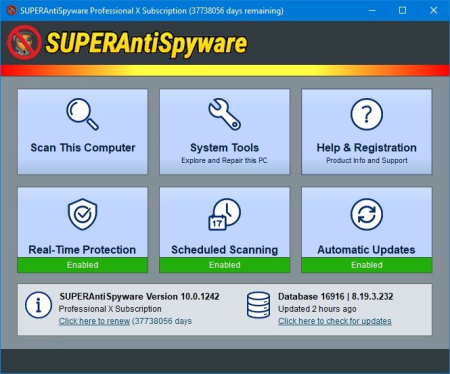 SUPERAntiSpyware Professional X 10.0.1242 Multilingual