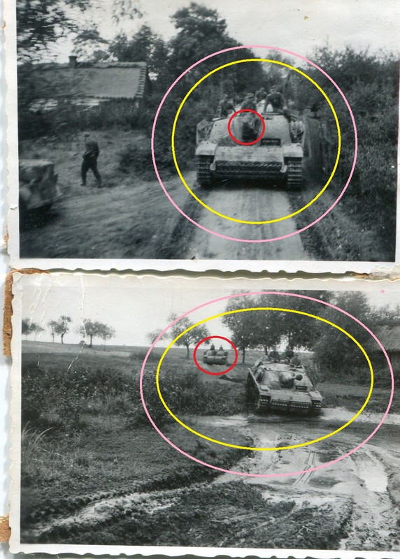 Panzer Sturmgeschütz mit Saukopfblende