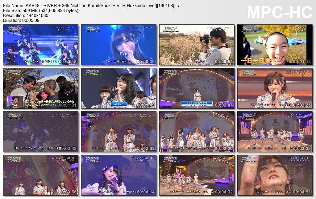 AKB48 - RIVER   365 Nichi no Kamihikouki   VTR[Hokkaido Live!][1