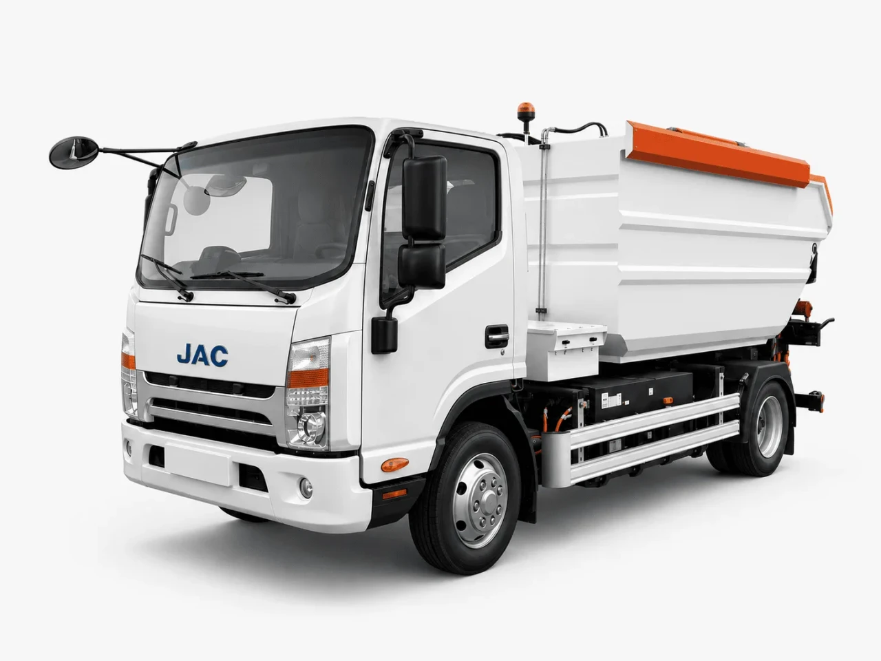 Camion benne à ordures ménagères électrique iJAC pour collecte