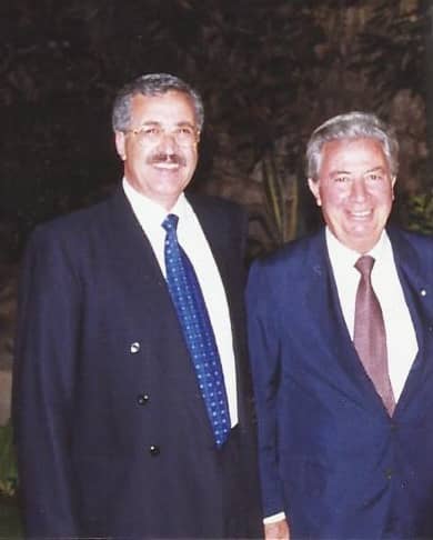 With H. E. The Ambassador of Italy Antonio Napolitano 1997
