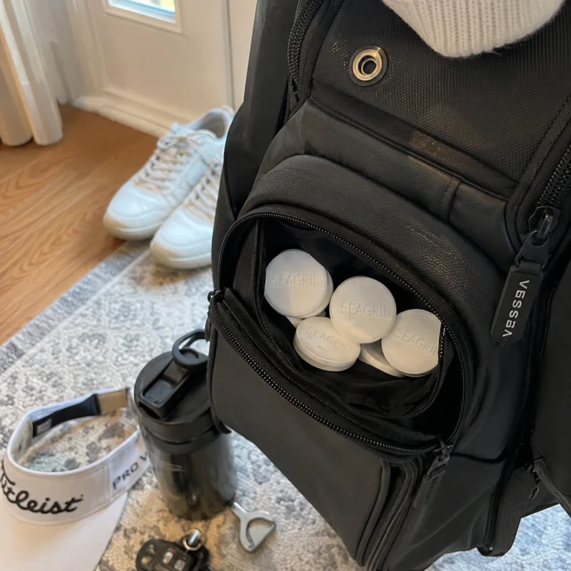 Golfer using brisq