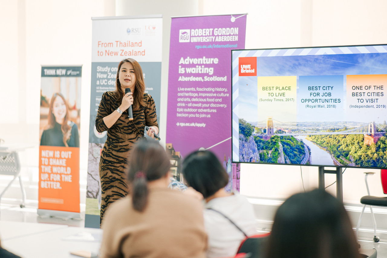 Joint Master Programmes fair atmosphere at RSU Tower