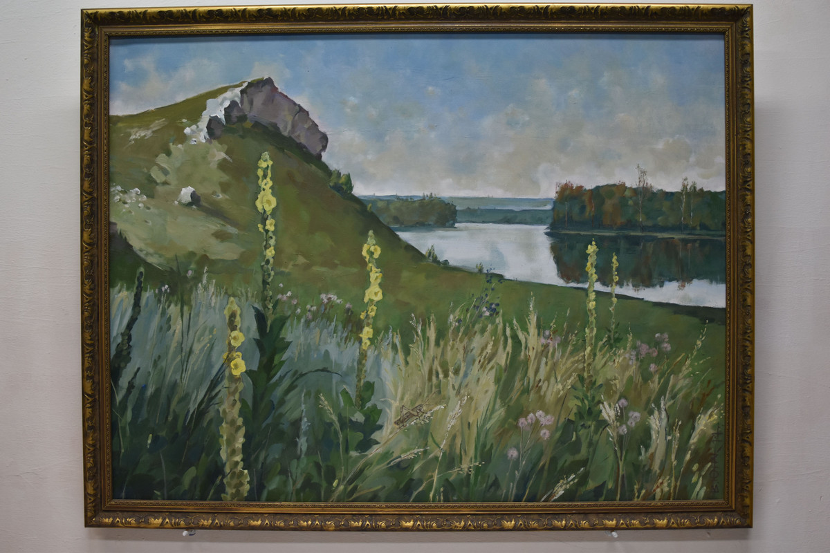 На берегу дона. ХМ, 68х88, 2014