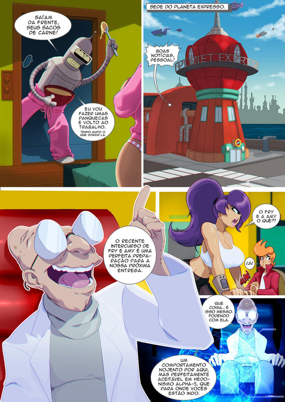 Fry e Amy Futurama Hentai