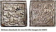 Dírham almohade anónimo Dirham-sevilla