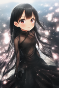 00551-2205884804-Shakugan_no_Shana, detailed ((see-through dress)) and  gloves, arm up, 7yo little g