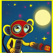 48. 07886-948574399-monkey astronaut, bright, bright, bright, bright-46