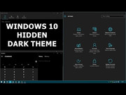 Abilitare Tema Scuro nascosto di Windows 10 (x32x64)